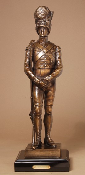 BRITISH GRENADIER CLASSIC BRONZE SCULPTURE