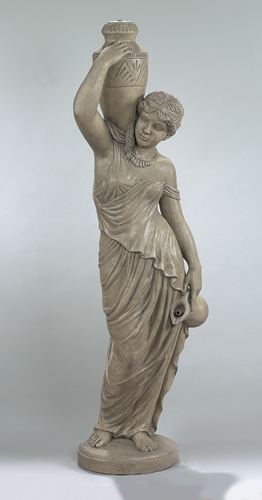 SENSUAL GRECIAN WELL WOMAN SCULPTURE STATUE