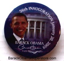 FAB BARACK OBAMA PRESIDENTIAL INAUGRATION COLLECTIBLE BTN -12