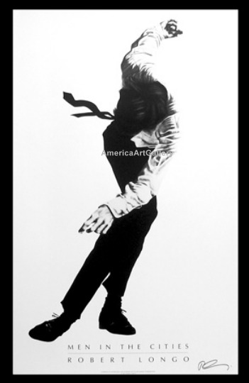 FABULOUS ROBERT LONGO MEN IN CITIES HAND SIGNED(P1)