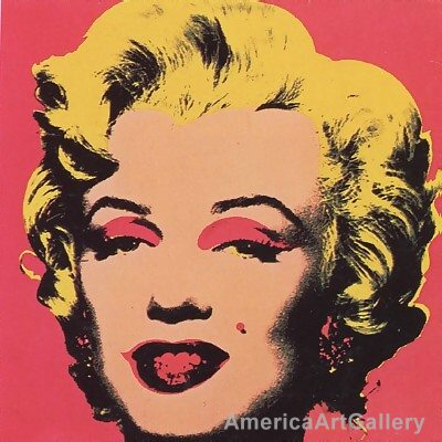 SUNDAY B MORNING WARHOL MARILYN PRINT(Red)