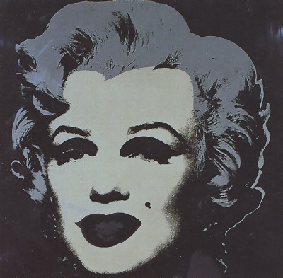 SUNDAY B MORNING WARHOL MARILYN PRINT(Black)