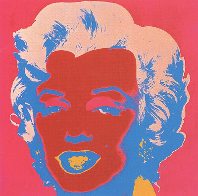 SUNDAY B MORNING WARHOL MARILYN PRINT(Rose)