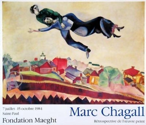 CHAGALL FRENCH EXHIBITION MAEGHT LIMITED EDITION PRINT!