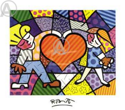 THE APPRENTICE FEATURED ARTIST BRITTO HEART KIDS PRINT