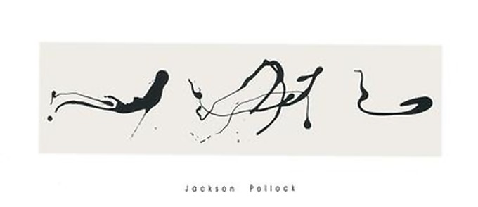 HOT FABULOUS JACKSON POLLOCK MODERN ART SERIGRAPH!