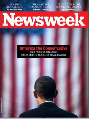 NEWSWEEK MAGAZINE BARACK OBAMA CONSERVATIVE COVER ISSUE 2008