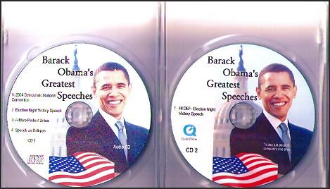 THE GREATEST SPEECHES OF BARACK OBAMA AUDIO CD COLLECTION SET