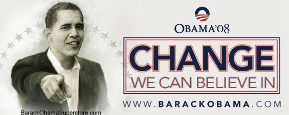 FABULOUS BARACK OBAMA OVERSIZE CAMPAIGN BANNER - COLLECTIBLE 8